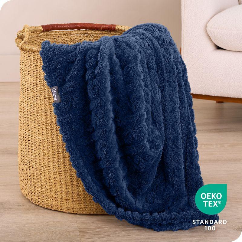 Bare Home Cozy Faux Shearling Blanket