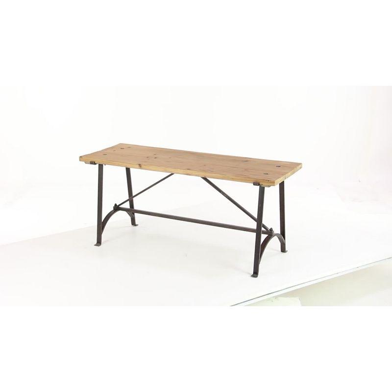 Doucet Solid Wood Bench