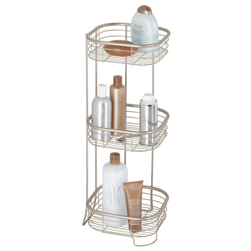 3 Tier Forma Shower Shelf Square - iDESIGN