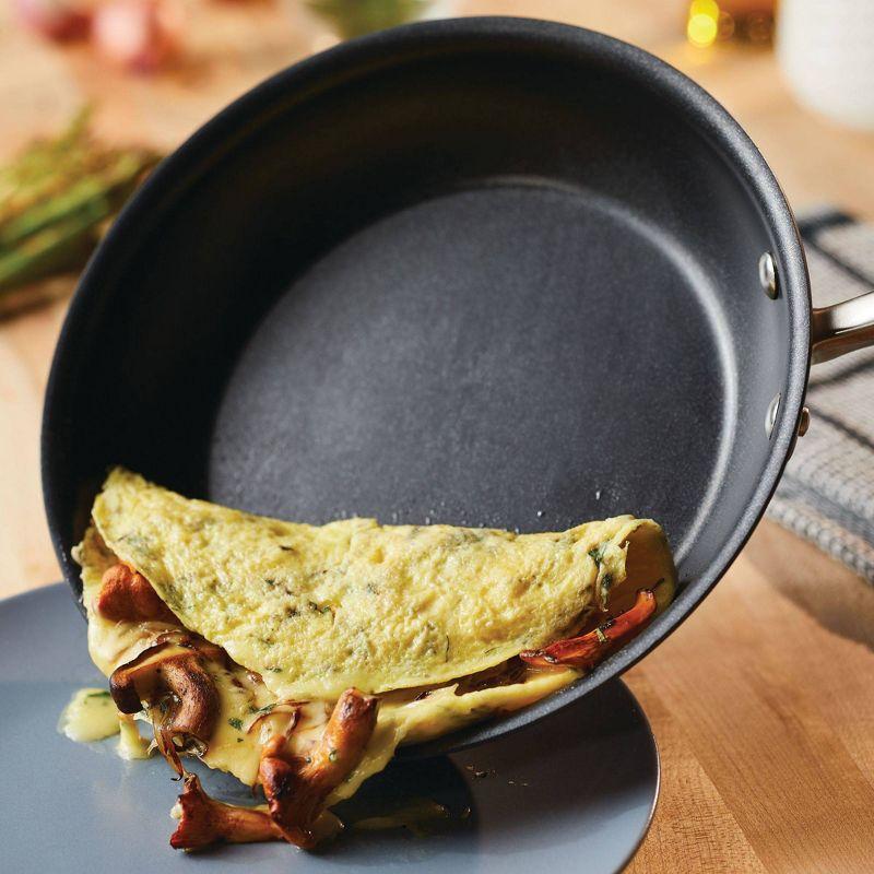 Anolon Anolon Advanced Home Hard Anodized Nonstick Wide Stockpot With Steamer Insert Set, 3-Piece,  8.5-Quart