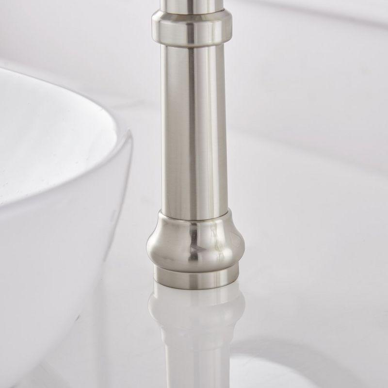 BWE Waterfall Single Hole Single-Handle Vessel Bathroom Faucet With Pop-up Drain Assembly