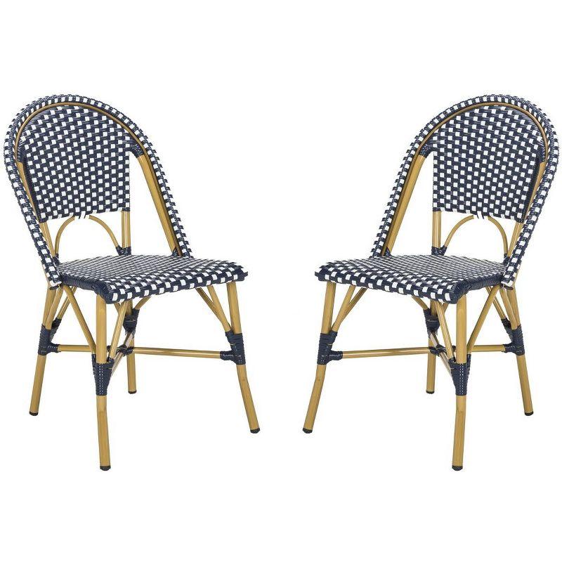 Casidy Polyethylene (PE) Wicker Wicker Outdoor Dining Side Chair