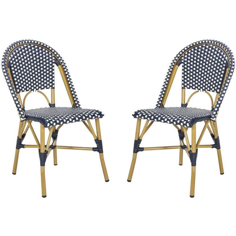 Salcha Indoor Outdoor French Bistro Side Chair (Set of 2)  - Safavieh