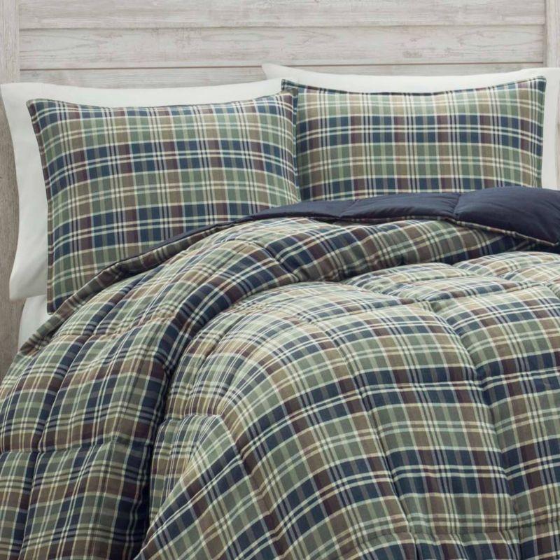 Rugged Plaid Reversible Comforter Mini Set - Eddie Bauer