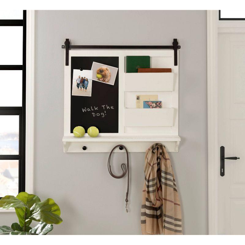 30"x28" Cates Magnetic Wall Organizer with Pockets - Kate & Laurel All Things Decor