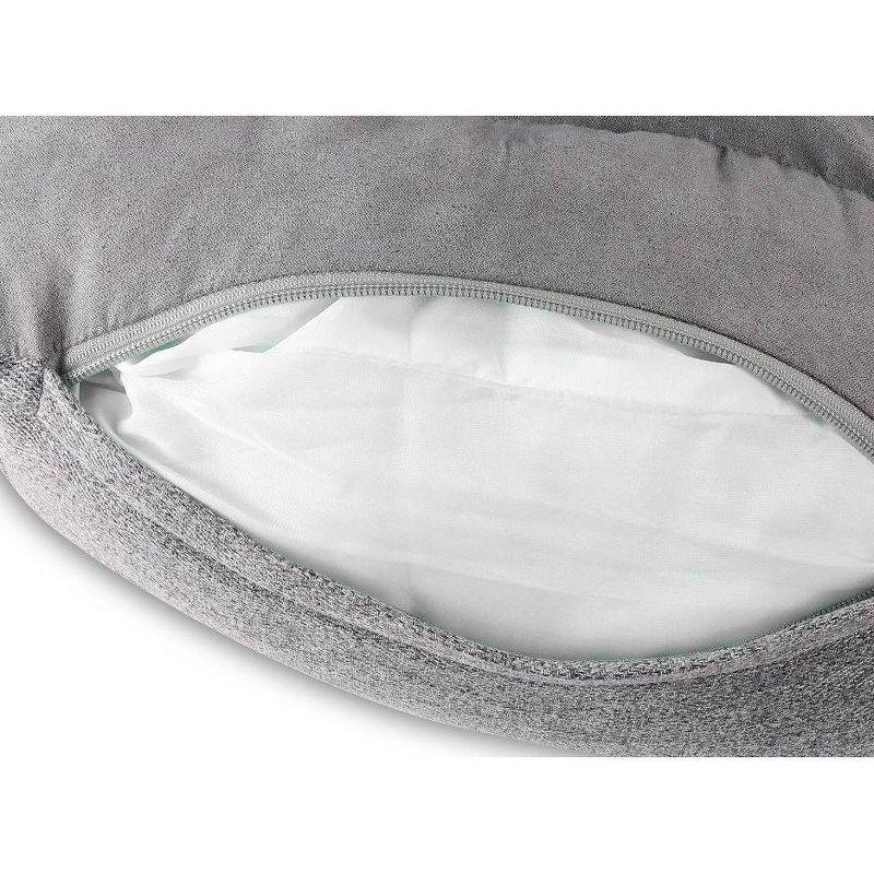 Gray Orthopedic Elevated Chew Resistant Dog Bed