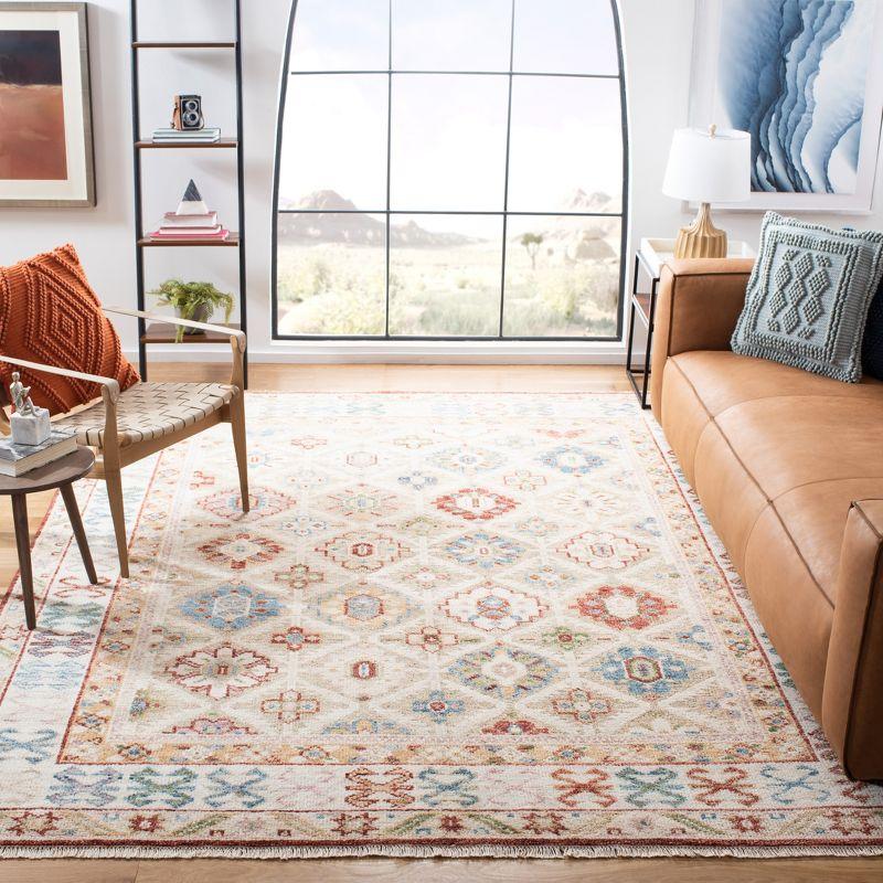 Safavieh Hand Knotted 80% Wool And 20% Cotton Southwestern Rug