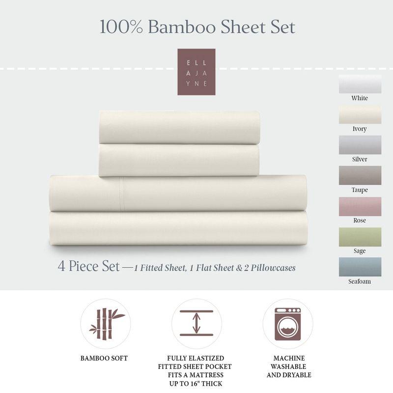 Ella Jayne Home Ella Jayne Bamboo 4-Piece Sheet Set