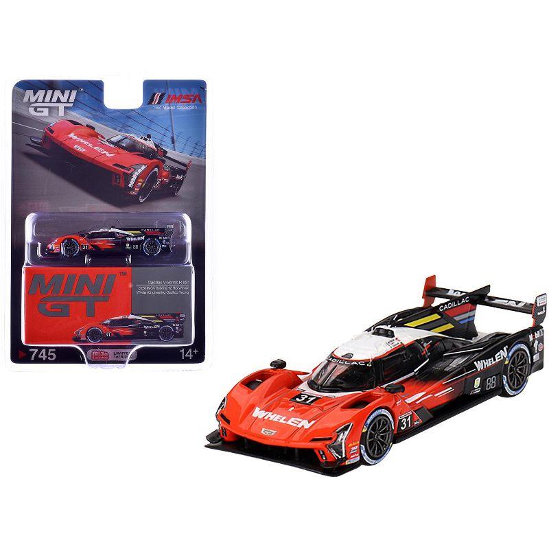 Cadillac V-Series.R #31 "Whelen Engineering Racing" Winner IMSA "12 Hours of Sebring" (2023) 1/64 Diecast Model Car by Mini GT