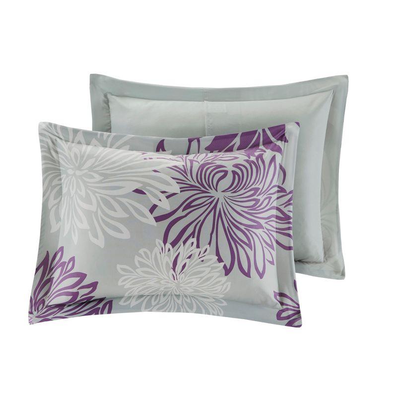 Madison Park Essentials Maible Floral Comforter Set with Cotton Bed Sheets