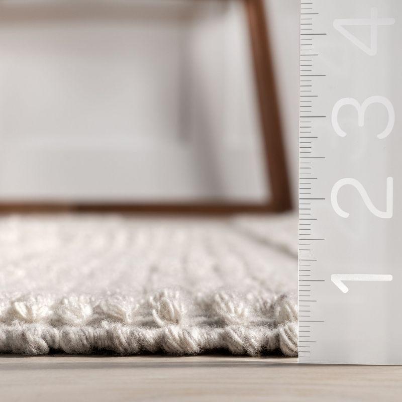 Jermund Textured Cotton-Blend Area Rug