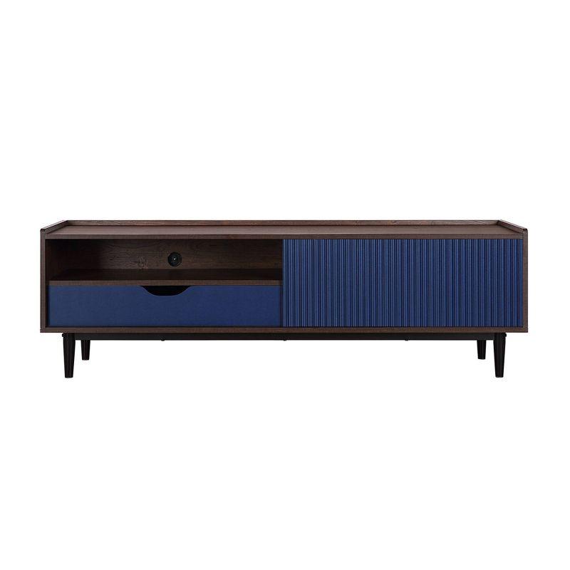 Duane Modern Ribbed TV Stand for TVs up to 55" - Manhattan Comfort