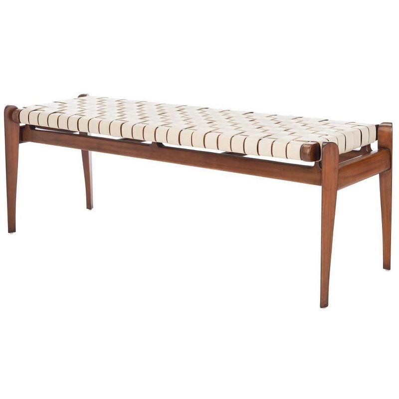 Kenan Genuine Leather Bench