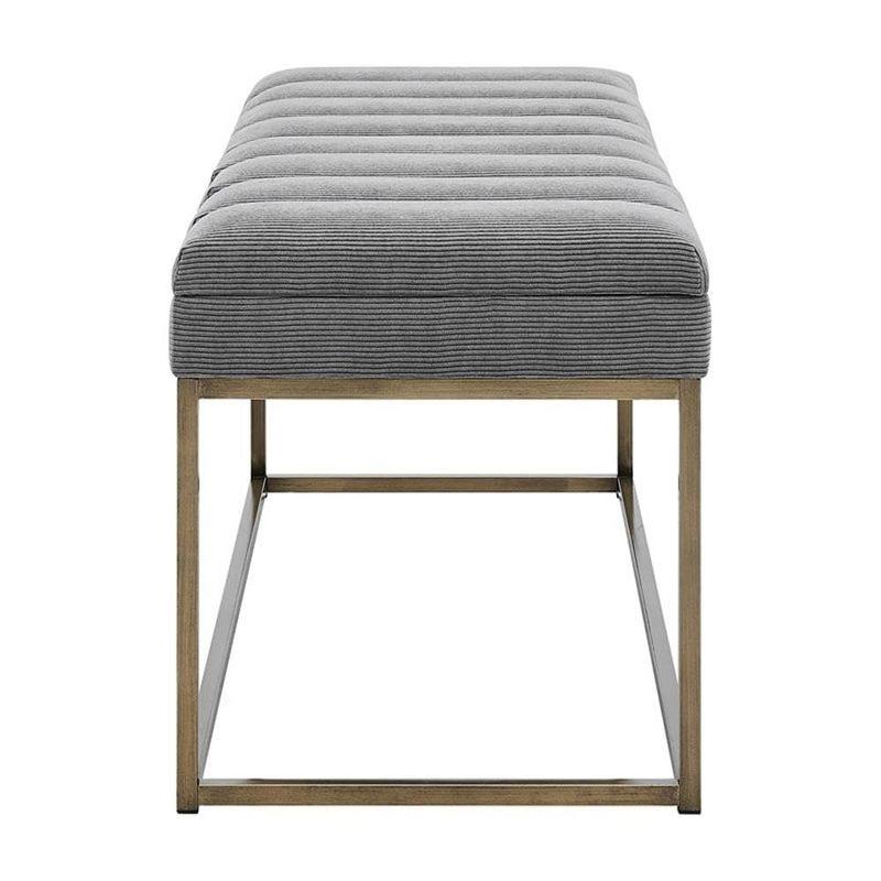 Everly Quinn Georgenia Polyester Upholstered Bench