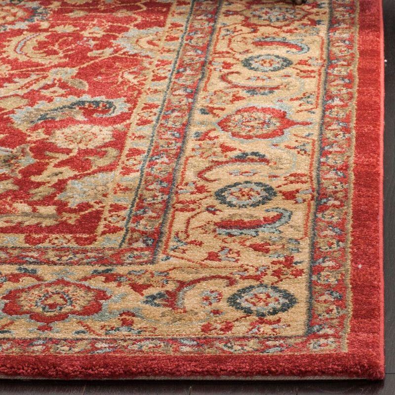 Mahal MAH699 Power Loomed Indoor Area Rug - Red/Natural - 8'x11' - Safavieh.