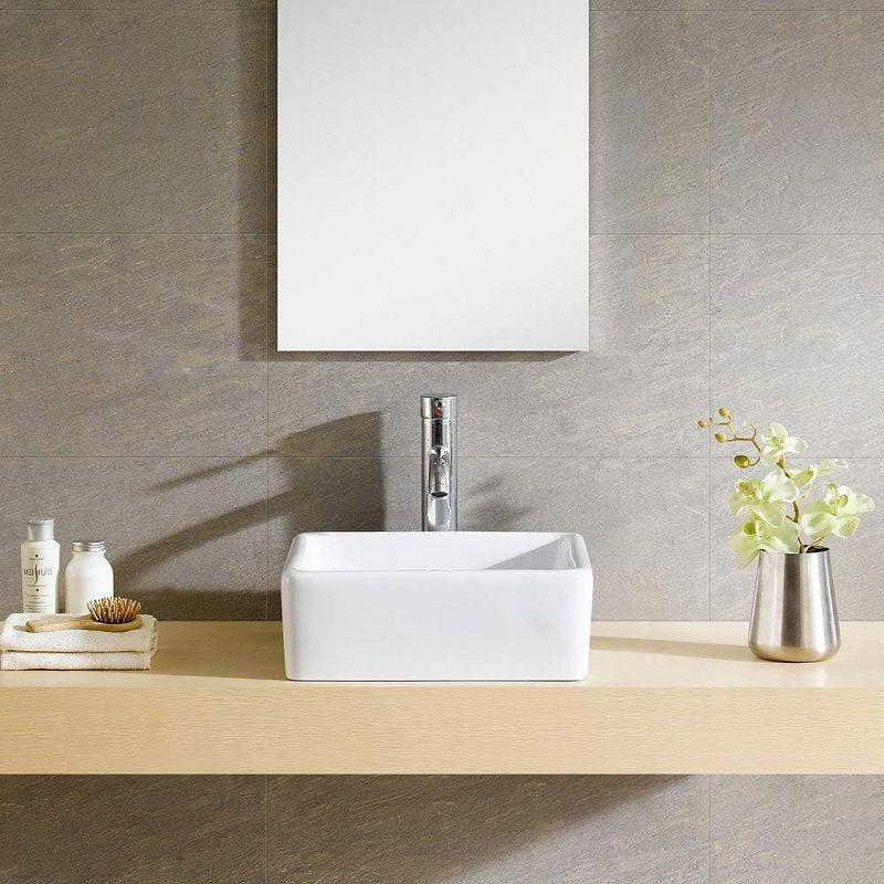 Fine Fixtures Square Vessel Sink Vitreous China