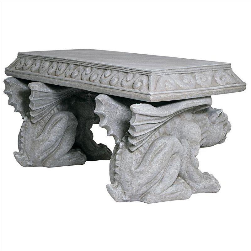 Gargoyle Resin Outdoor Bench