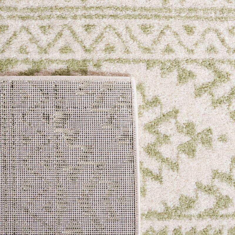 Tulum TUL272 Power Loomed Indoor Accent Rug - Ivory/Sage - 4'x6' - Safavieh