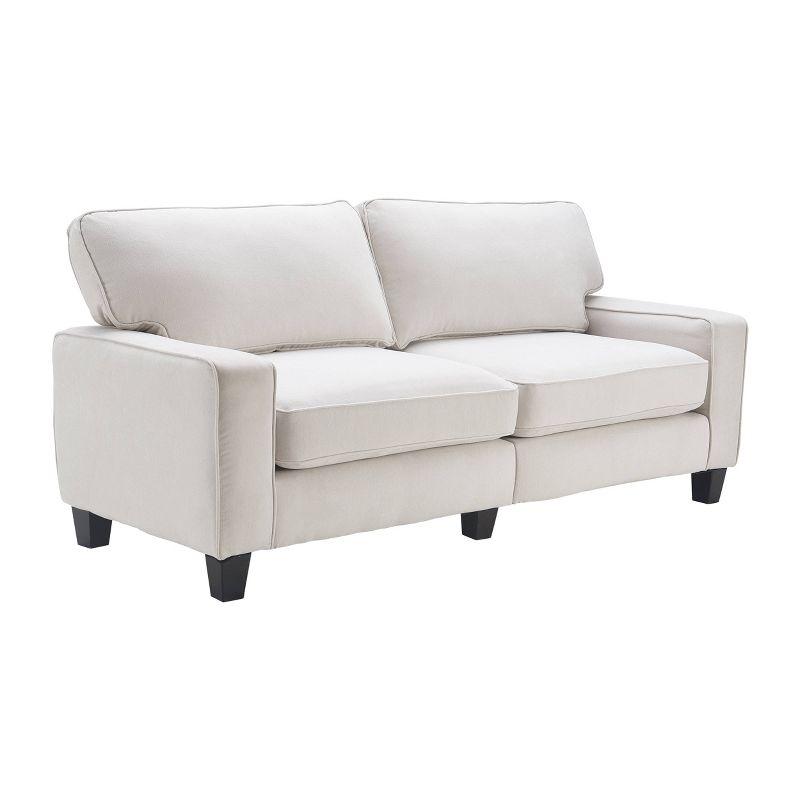 Serta Palisades 78" Track Arm Sofa, Easy Care Fabric, Soft Pillow Back, Pocket Coil Seat Cushions