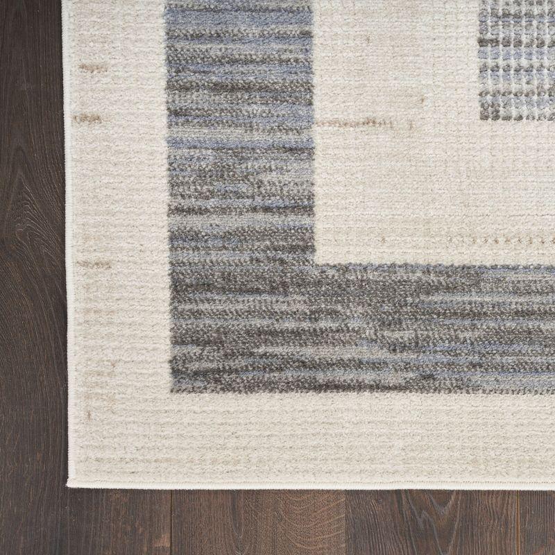 Nourison Serenity Home Modern Bordered Indoor Area Rug