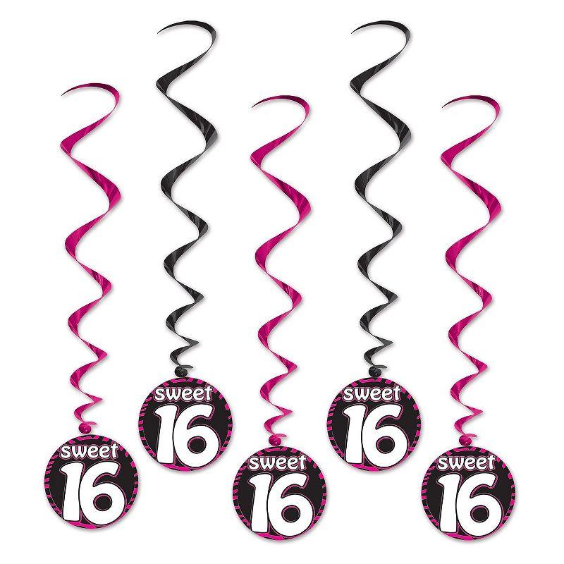 Beistle 3' 7" Sweet 16 Whirls 15/Pack 54282