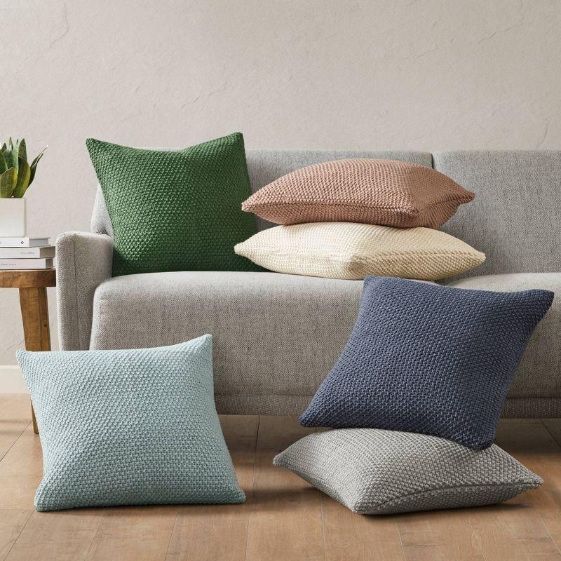 Tino Knit Square Euro Pillow Sham