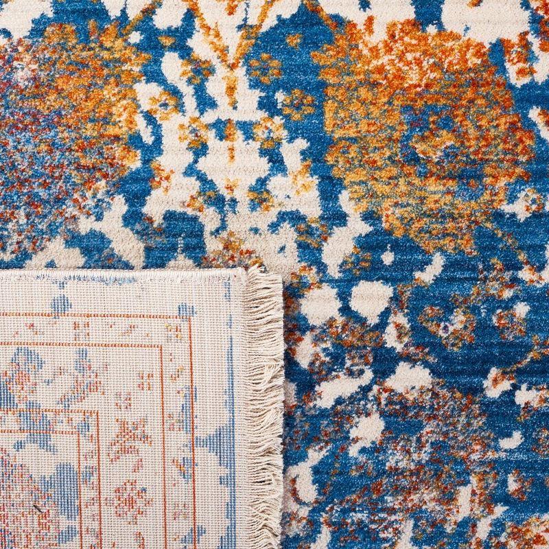 Vintage Persian VTP409 Power Loomed Indoor Area Rug - Turquoise/Multi - 4'x6' - Safavieh.