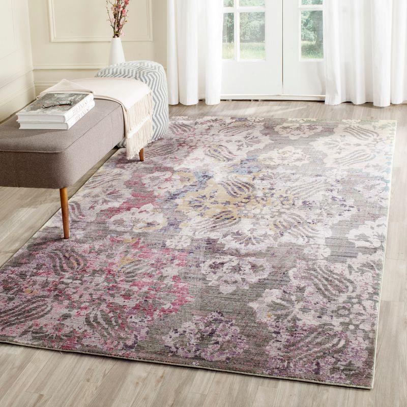 Valencia VAL215 Power Loomed Area Rug - Multi - 4'x6' - Safavieh.