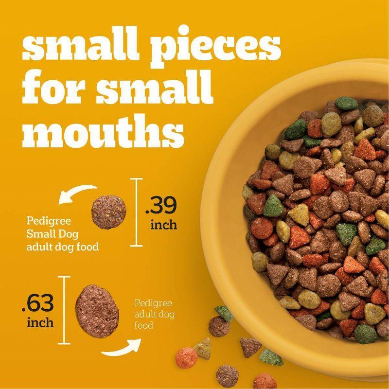Pedigree Roasted Chicken, Rice, Grain and Vegetable Flavor Small Dry Dog Food - 3.5lbs
