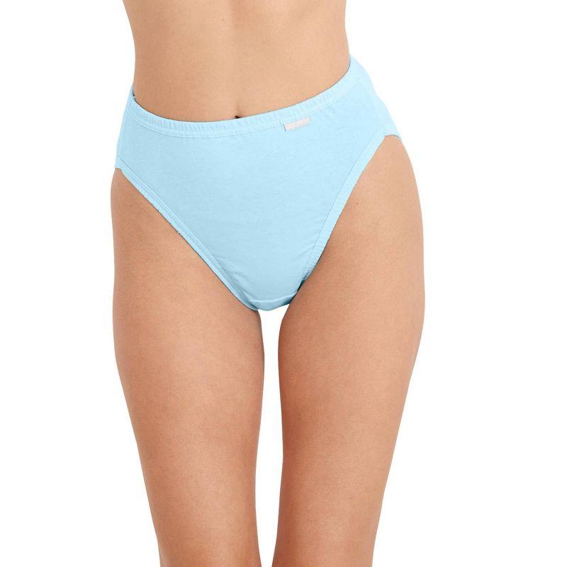 Jockey Women's Elance French Cut - 3 Pack 7 Cactus Pine/Flowering Line/Bleached