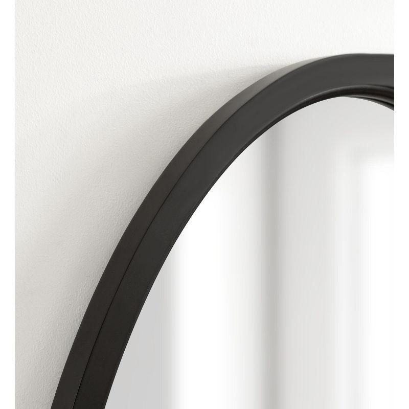 Kate and Laurel Hogan MDF Oval, 24x36, Black