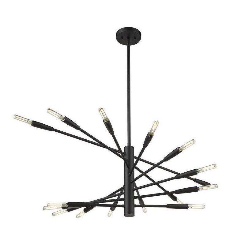 Z-Lite Ascension 16 - Light Chandelier in  Matte Black