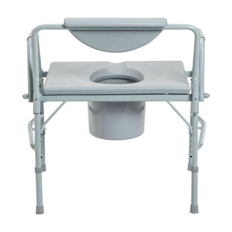 Drive Medical Bariatric Drop Arm Bedside Commode Chair 11135-1