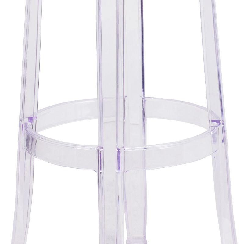 Flash Furniture 29.75'' High Transparent Barstool