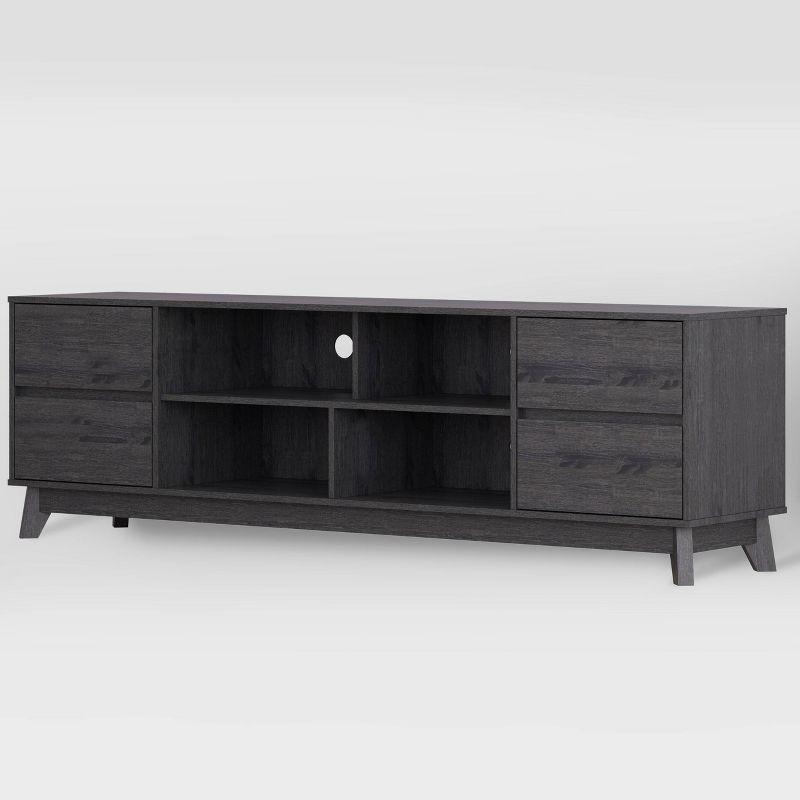 Hollywood Wood Grain TV Stand for TVs up to 85" with Drawers - CorLiving