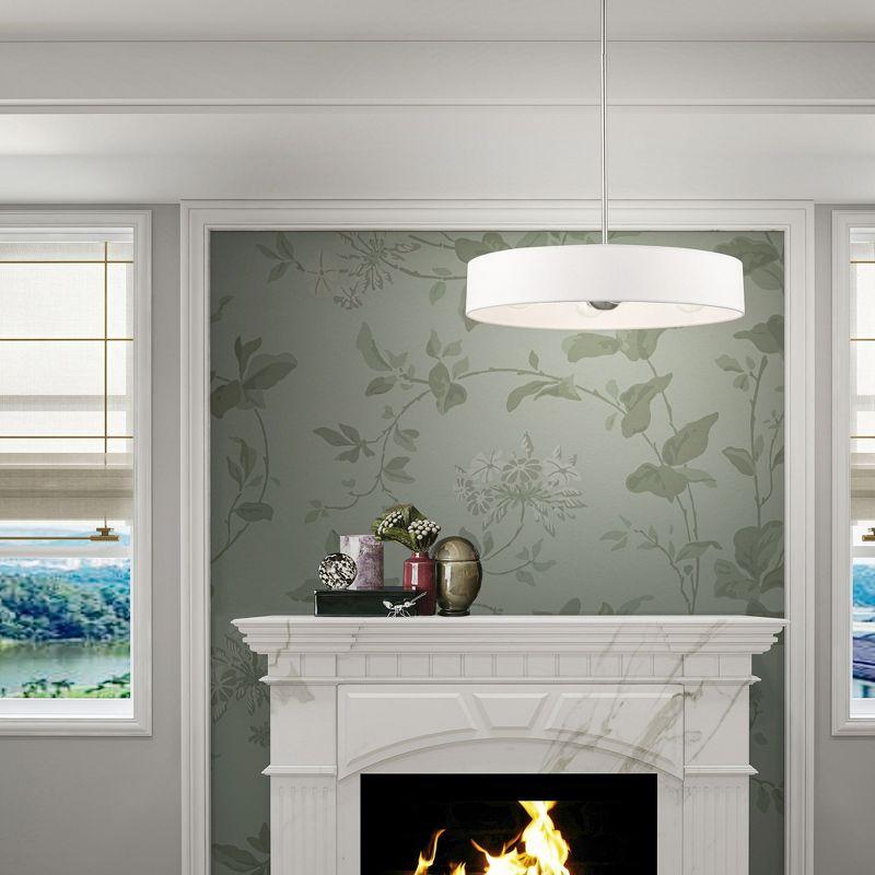 Lighting Lumens 4 - Light Dimmable Drum Chandelier