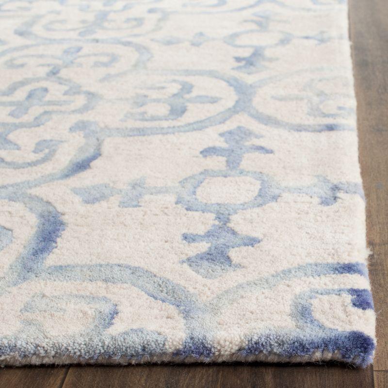 Dip Dye DDY711 Hand Tufted Indoor Accent Rug - Ivory/Blue - 2'x3' - Safavieh