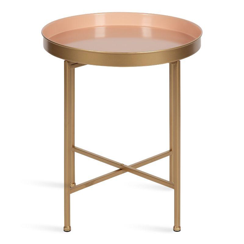 Kate and Laurel Celia Round Metal Side Table