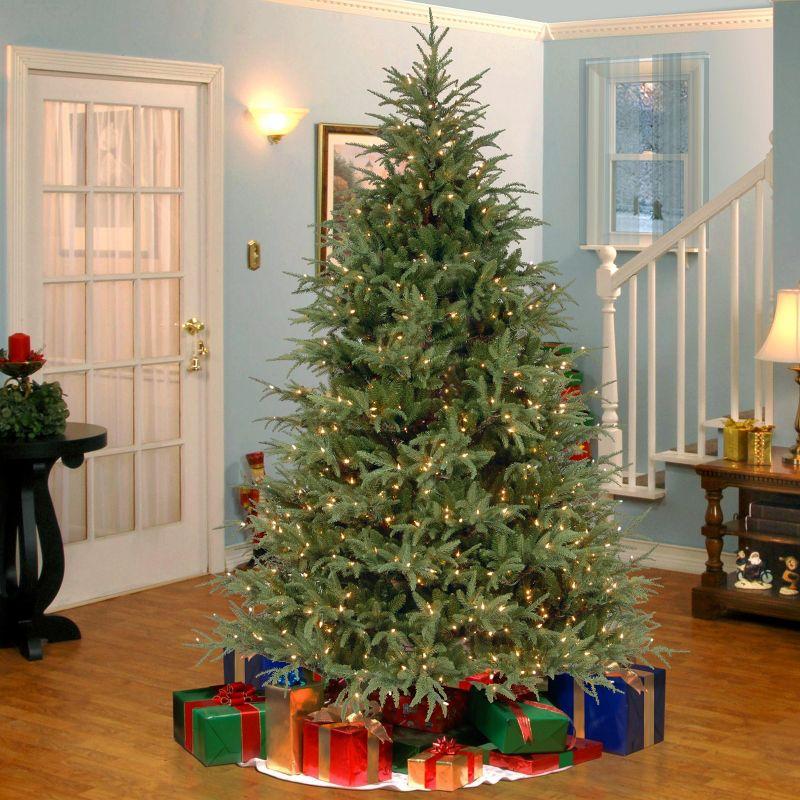 6.5' Green Fir Prelit Artificial Christmas Tree with Clear Lights