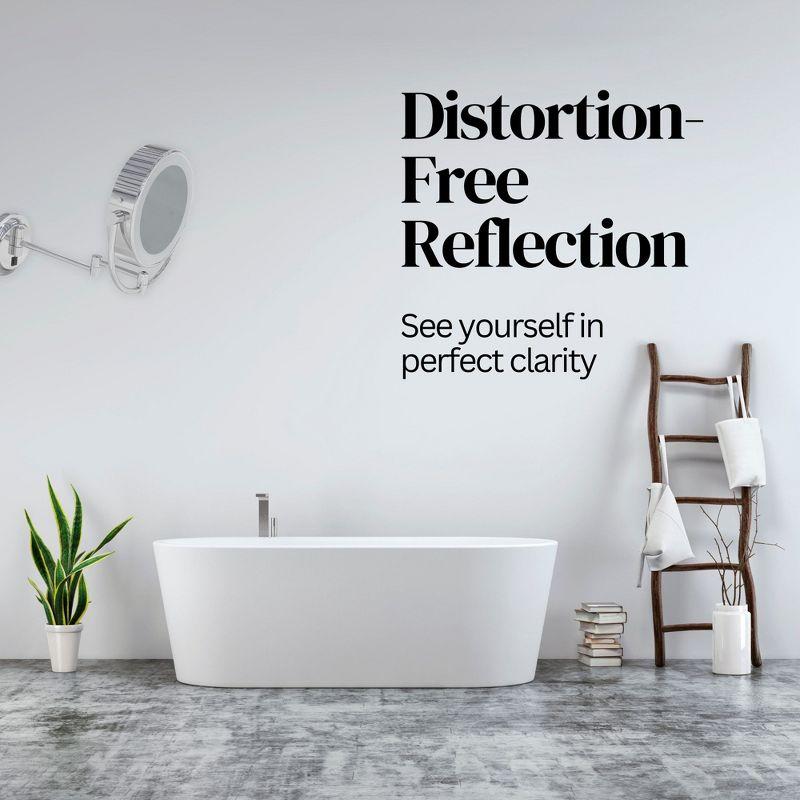 Aptations Kimball Young Metal Concave LED Wall Mirror