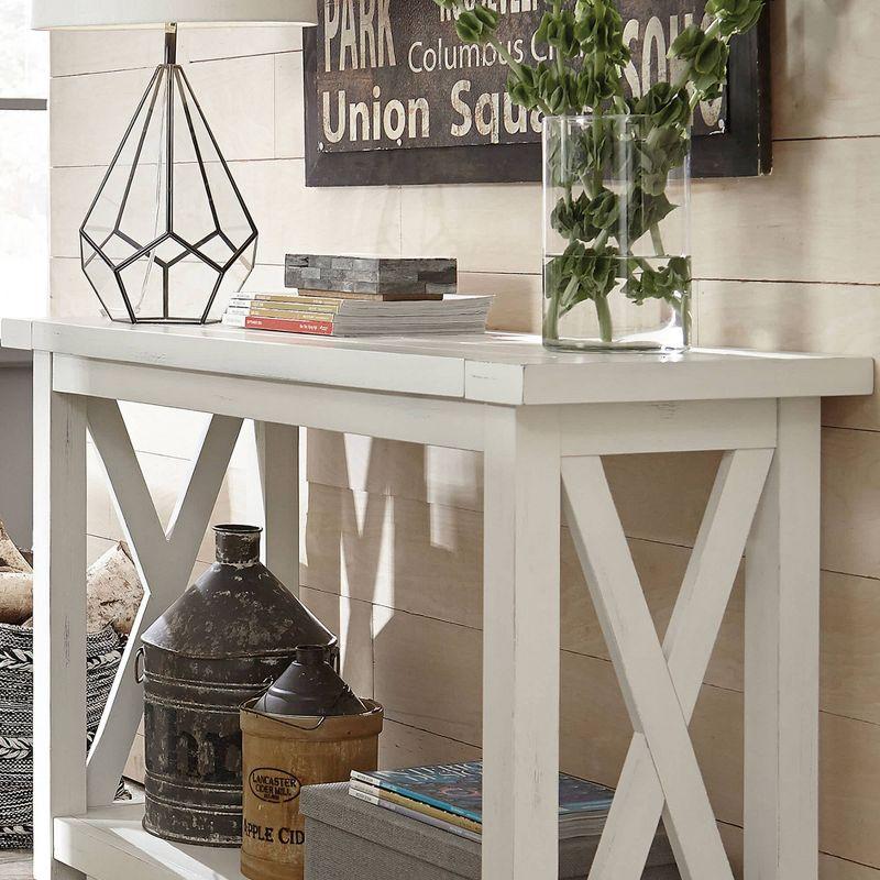 Seaside Lodge Console Table - Off White - Home Styles