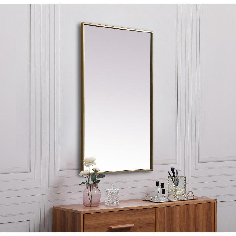 Sabine Metal Rectangle Wall Mirror