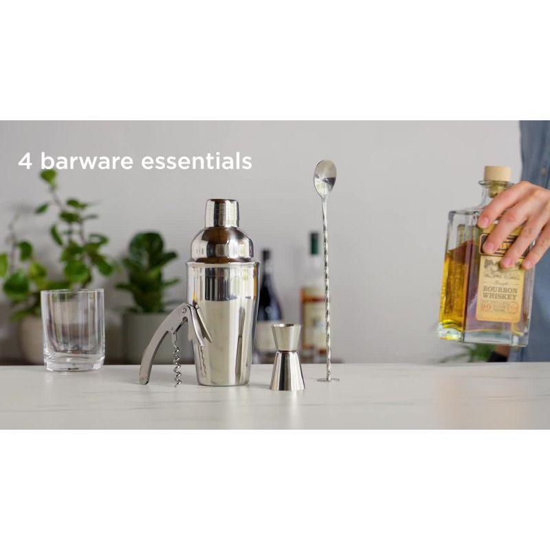 4-Piece Mixologist Barware Set