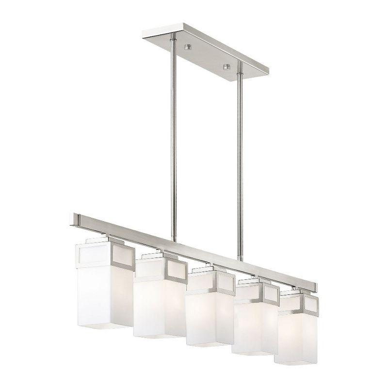 Livex Lighting Harding 5 - Light Chandelier in  Brushed Nickel