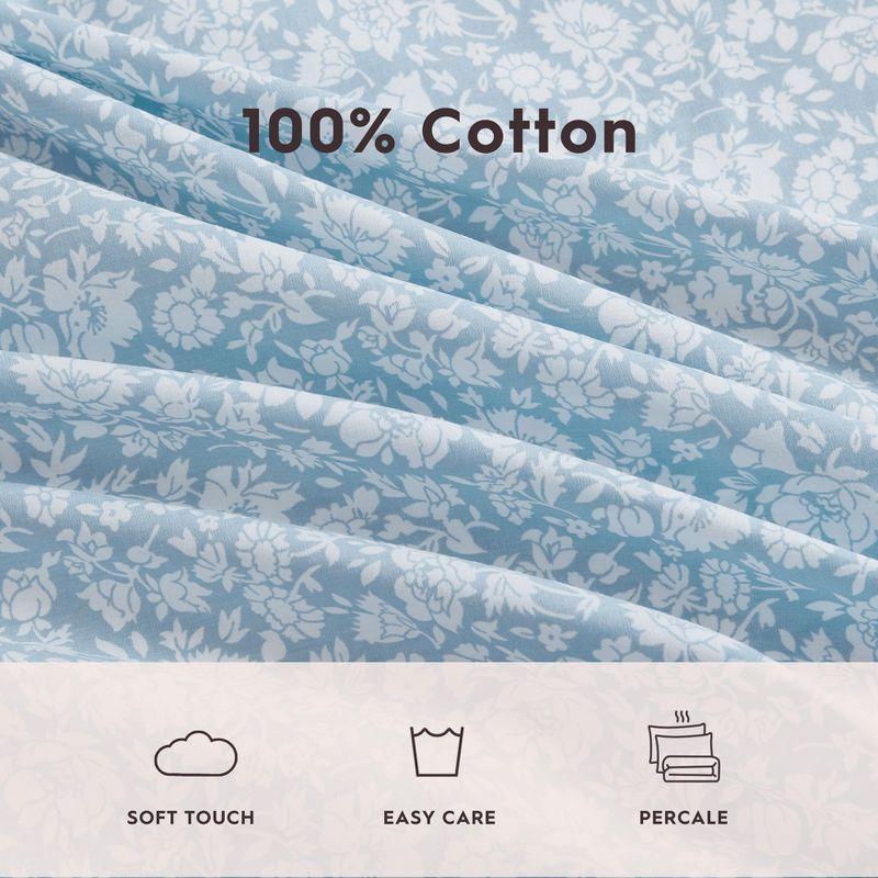 Laura Ashley Laura Ashley Printed Cotton Percale Sheet Set
