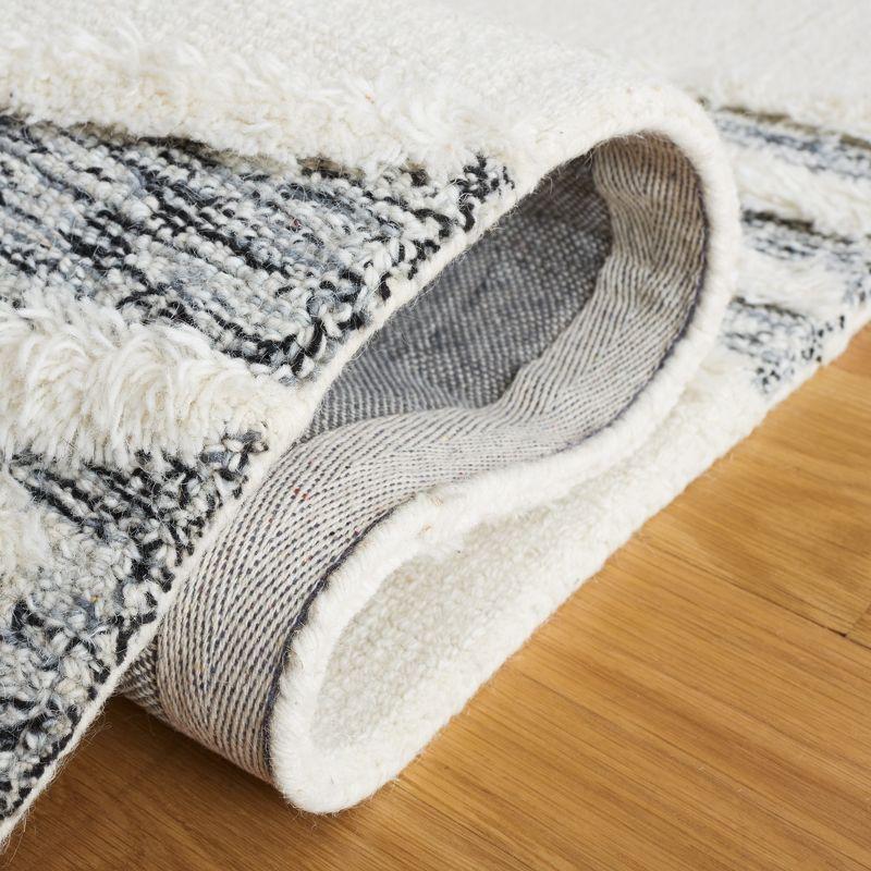 Casablanca CSB981 Hand Tufted Indoor Area Rug - Ivory/Brown - 6'x6' - Safavieh