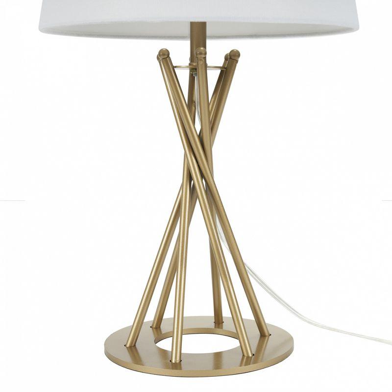 23" Gold Metal Twist Table Lamp - Nourison