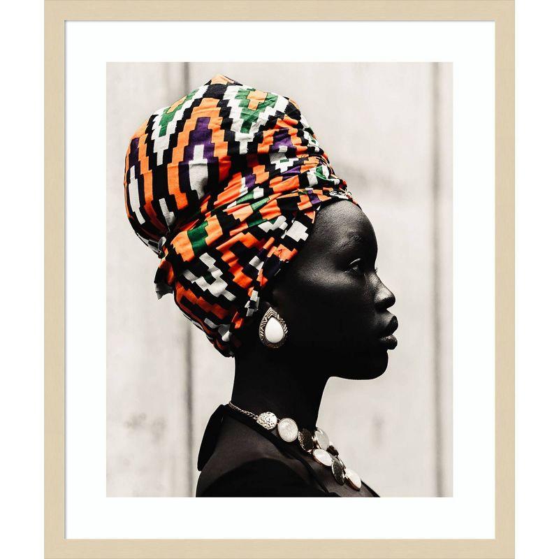 Amanti Art 21"x25" Black is Style by Oladimeji Odunsi Wood Framed Wall Art Print