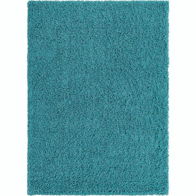 Unique Loom Solid Shag Solid Indoor Woven Area Rug