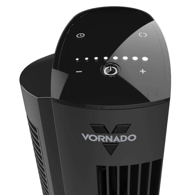 Vornado OZI42 42 in. 5-Speed Tower Fan in Black with Remote Control, Oscillation, and Timer